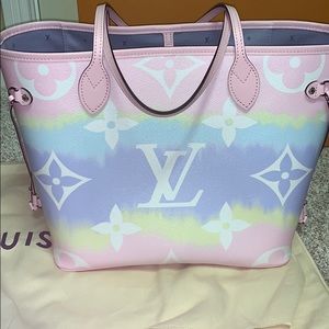 Authentic Louis Vuitton Pastel Escale Neverfull
